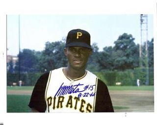 Pittsburgh Pirates Signed Manny Mota 15 8 22 66