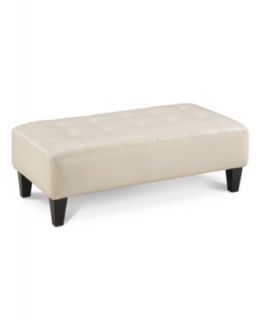 Dustin Fabric Bench Ottoman, 49W x 26D x 17H   furniture