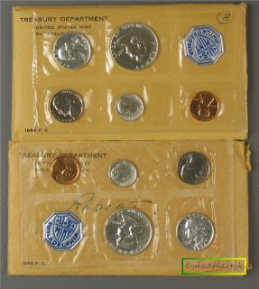 You are bidding on a (2) Two 1956 Proof Sets. . Its a great item