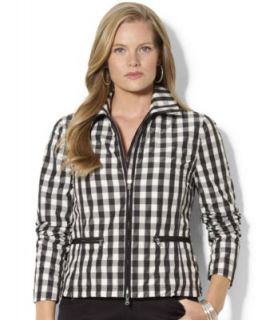 Lauren Ralph Lauren Plus Size Jacket, Double Button Blazer   Plus Size
