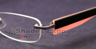 New Marchon Eyeglasses RX Mr 800 53 Pink Airlock 2 039