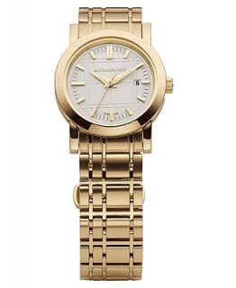 Burberry Watch, Womens Swiss Gold Tone Stainless Steel Bracelet 28mm