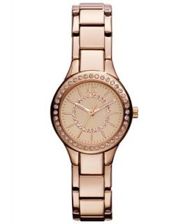 Armani Exchange Watch, Womens Rose Gold Tone Stainless Steel