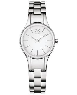 ck Calvin Klein Watch, Womens Swiss Simplicity Stainless Steel