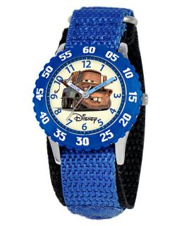 Disney Watch, Kids Tow Mater Time Teacher Blue Velcro Strap 31mm