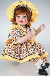 Marie Osmond Bee in My Bonnet Porcelain Doll C04397 w COA
