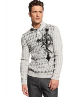 INC International Concepts Sweater, Excrucial Print Sweater