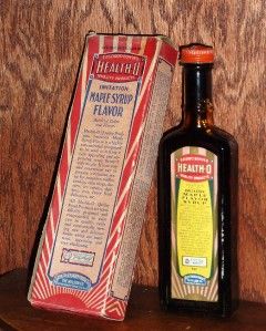 Old Health O Maple Syrup Flavor Original Box