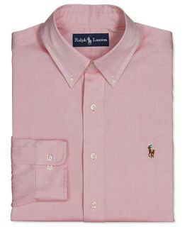 Polo Ralph Lauren Dress Shirt, Dusty Rose Pinpoint Shirt   Mens Dress
