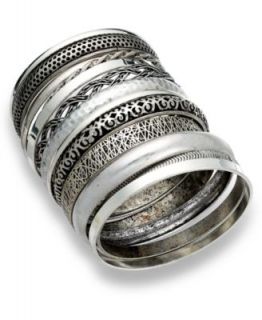 Bar III Bracelet Set, Beaded Bangle Set   Fashion Jewelry   Jewelry