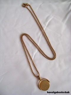 Marc Jacobs Gold I Love You Spin Charm Necklace Jewelry