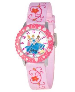 Disney Watch, Kids Glitz Princess Time Teacher Purple Printed Nylon