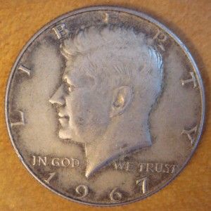 1967 Kennedy Half Dollar No Mint Mark