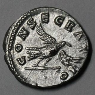 EX CNG Superb Concsecratio Marcus Aurelius Denarius Eagle Deified by