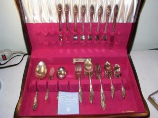 Vintage Community Silverplate Evening Star Service for 8