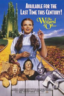 Wizard of oz Movie Poster 1 Sided Original Video 27x40