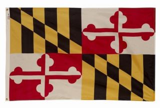 3x5 Solar Max Nylon Maryland State Flag US Made