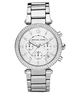 Michael Kors Watch, Womens Chronograph Parker Stainless Steel