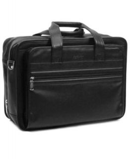 Kenneth Cole Business Case, Manhattan Leather Expandable Double Gusset