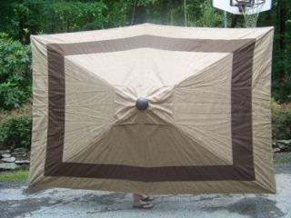 Martha Stewart Living Captiva II Rectangular Umbrella Scratches New
