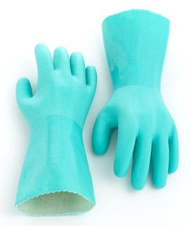 Martha Stewart Cleaning Gloves M L Vinyl Clean Blue