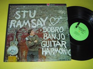 Stu Ramsay Dobro Banjo Guitar Harmonica Folk 63 LP M