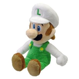 Nintendo Super Mario 8 quot Plush Sanei Doll Fire Luigi