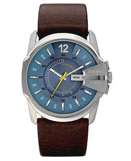 Diesel Watch, Brown Leather Strap 45x27mm DZ1399   All Watches