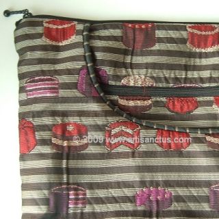Maruca City Girl Bag Handbag Purse Tarts Fabric Black