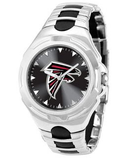 Game Time Watch, Mens Atlanta Falcons Black Rubber and Stainless