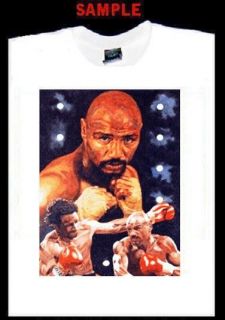 Marvin Hagler Custom T Shirt Tee Boxer Boxing T201