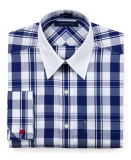 Tommy Hilfiger Dress Shirt, Broad Stripe Long Sleeve Shirt   Mens