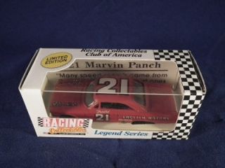 LEGEND SERIES LIMITED EDITION #21 MARVIN PUNCH NASCAR DIE CAST CAR