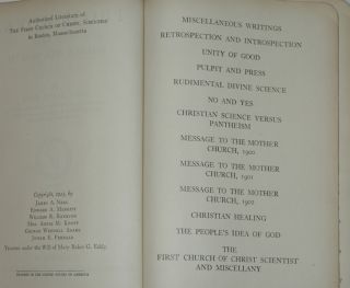 Christian Science Prose Works 1925 Ed Mary Baker Eddy