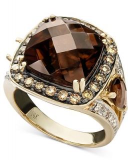 Le Vian 14k Gold Ring, Smoky Quartz (7 1/5 ct. t.w.) and Brown and