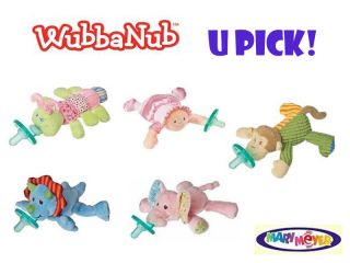 New WubbaNub Infant Baby Soothie Pacifier U Pick Mary Meyer