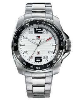 Tommy Hilfiger Watch, Mens Stainless Steel Bracelet 46mm 1790856