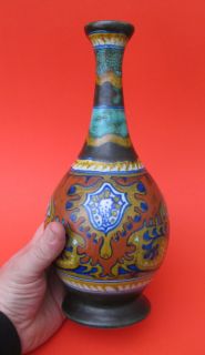 Lovely Zuid Holland Gouda Rhodian Decor Vase 1922 No Res