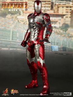  Marvel Iron Man 2 MMS145 Mark V 5 1 6 Action Figure Send EMS