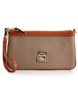 Dooney & Bourke Handbag, Portofina Leather Slim Wristlet, Large