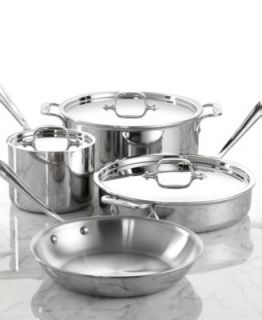 All Clad Stainless Steel Cookware, 10 Piece Set   Cookware   Kitchen