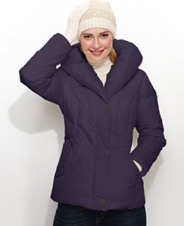 Larry Levine Jacket, Pillow Collar Quilted Puffer