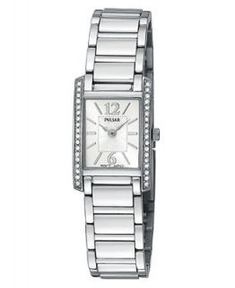 Pulsar Watch, Womens Stainless Steel Bracelet PEGC51