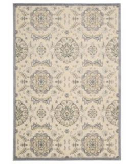 Nourison Area Rug, East Hampton Bruges Grey 53 x 75   Rugs   