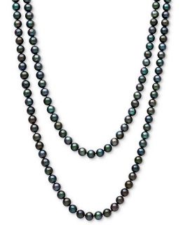 Belle de Mer Pearl Necklace, 54 Black Cultured Freshwater Pearl