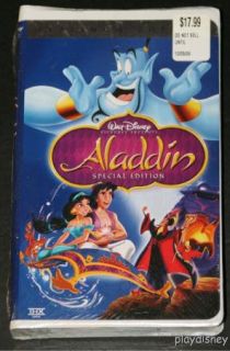 Disney Aladdin VHS Special Platinum Edition New SEALED