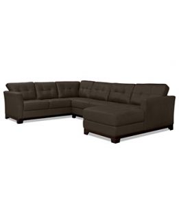 Martino Leather Sectional Living Room Furniture Sets & Pieces