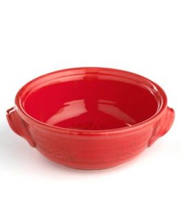 Espana Dinnerware, Antica Red Serving Bowl   Casual Dinnerware