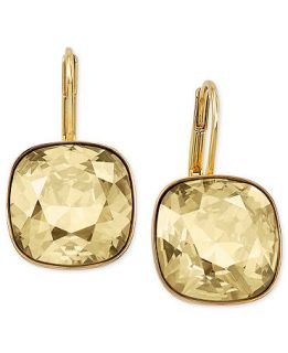 Swarovski Earrings, 22k Gold Plated Sheena Drop Earrings   Fashion
