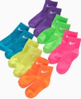 Nike Kids Socks, Girls 3 Pack Quarter Socks   Kids
